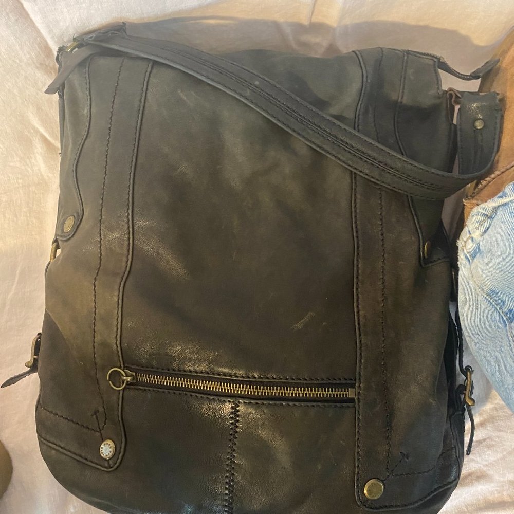 Marc New York Black Leather Bag